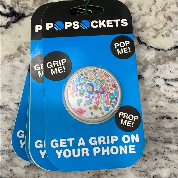 PopSocket | Office | Colorful Dots Pop Socket | Poshmark